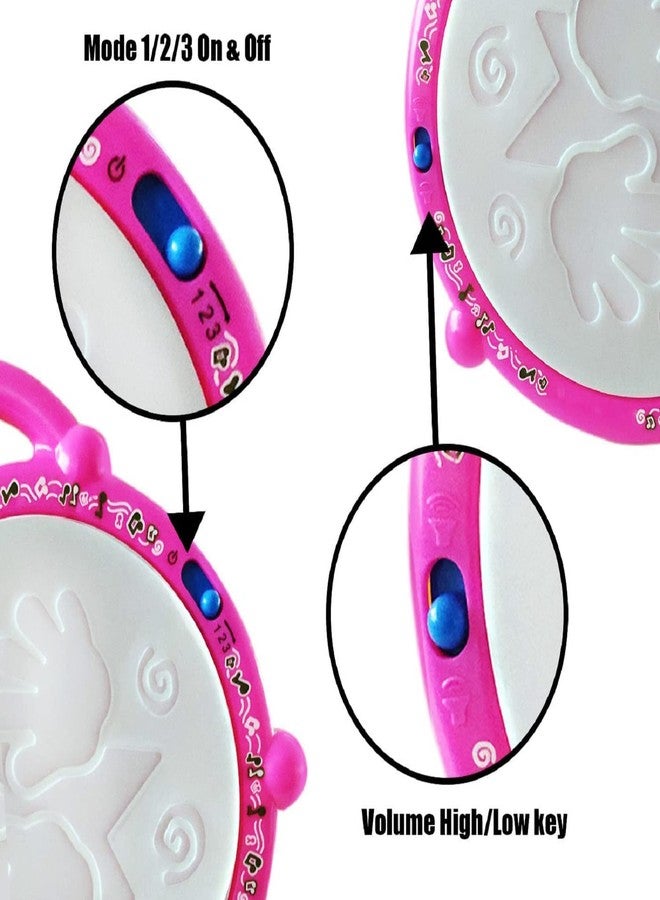 أم كيو فيت طبلة فلاش للأطفال من إم كيو فيت - لعبة طبلة موسيقية مع مجموعة عصي / مؤثرات ضوئية وصوتية موسيقية للأطفال الرضع - Image 2